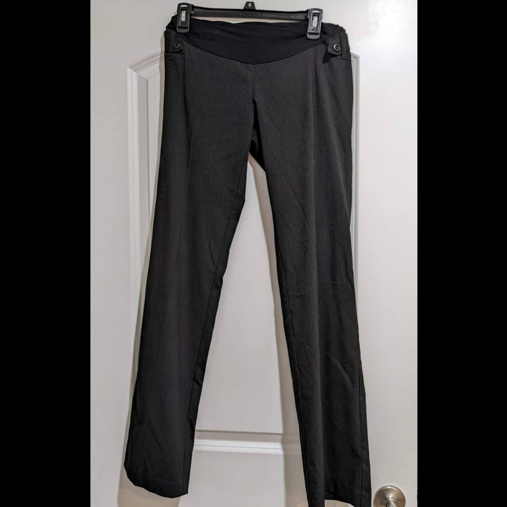 Pinstripe Maternity Dress Pants